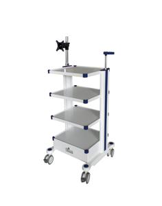 Diskon 4 lapisan menara laparoskop seluler medis GINEE troli endoskopi endoskopi keranjang medis - Product Image 2