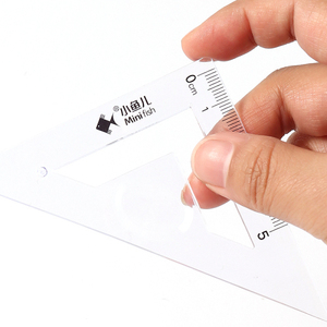Cartoon 20Cm Flexibele Pvc Liniaal Set Geometrische Plastic Wiskunde Tools Voor Scholieren - Product Image 5
