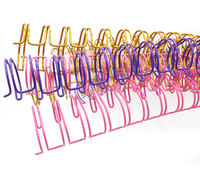 0,75 Zoll 3:1 Pitch 23Loops Buch bindung Doppels pule der rosa Cinch Binder Ring