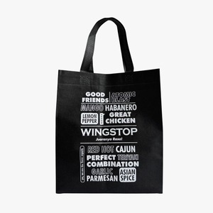 Sac en boîte en spunbond compact réutilisable, promotionnel, impression de logo personnalisée, deux côtés, matériau 50 GSM, qualité alimentaire, marquage, utilisation à emporter - Product Image 1