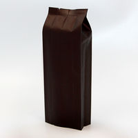 Sachets d'emballage réutilisables en aluminium avec fermeture à lien métallique, 100g, 8oz, 12oz, pour thé, détergent, café, avec soufflet latéral en plastique PET