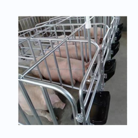 Nouvelle cage de gestation pour porcs KERUIJIA pour élevage, avec une capacité de charge élevée, en acier inoxydable, traitement de surface galvanisé à chaud