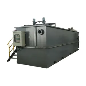 Air floating skimmer for separating oil and grease from industrial wastewater