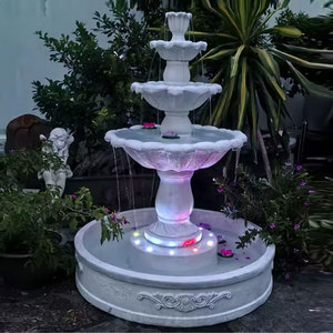 <span class=keywords><strong>Décoration</strong></span> de <span class=keywords><strong>jardin</strong></span> et de cour, <span class=keywords><strong>fontaine</strong></span> en fibre de verre sur mesure de grande taille avec jeux d'eau - Product Image 6