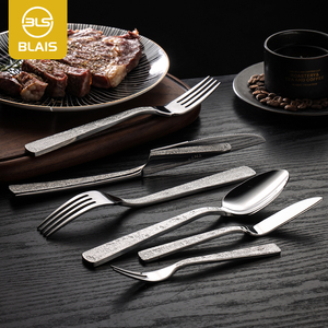 Sang trọng thép không gỉ 304 thiết lập dao kéo bơ dao cá dao và Ngã Ba cho nhà hàng bên sử dụng - Product Image 3