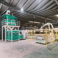 Machine de remplissage de sacs tissés en PP entièrement automatique à grande vitesse de 25 kg à 50 kg pour l'emballage du riz, du blé, de l'orge et de l'avoine