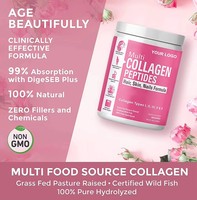 Gehydrolyseerd rundvleescollageenpeptidepoeder, huidverlichtende antioxidant, haar, huid, nagel, meerdere voordelen, OEM, private label, vrouwen