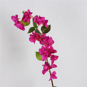 Ranting Bougainvillea Sutra Buatan 80cm, Batang Bougainvillea Panjang Tunggal Grosir untuk Dekorasi Rumah, Hotel, Toko, Pernikahan