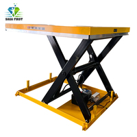 Plateforme élévatrice à ciseaux personnalisée, entièrement électrique, 2000 kg, pour chariot élévateur à palettes, tables de levage hydrauliques