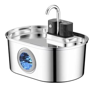 Stainless Steel Pet Water Dispenser 3200ml Automatic Timer Mode For Cats Indoor Use - Product Image 4