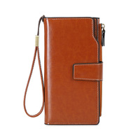 Portefeuille en cuir pu pour femme, sac à main féminin, porte-cartes, mignonne et pas cher, vente en gros