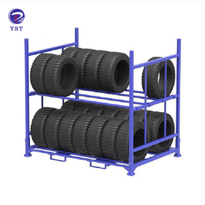 מדפי אחסון מתקפלים לצמיגים לתעשיית הרכב מפלדה רכה Q235 עם ציפוי אבקה - Product Image 4