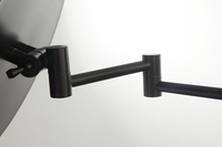 Fabricant professionnel OEM ODM, miroir de salle de bain LED mural pliable télescopique avec éclairage latéral