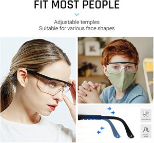 Gafas de Seguridad Industriales WEJUMP <span class=keywords><strong>Ansi</strong></span> <span class=keywords><strong>Z87</strong></span> y CE EN16321 con <span class=keywords><strong>Lentes</strong></span> de PC de Media Montura, Gafas Protectoras para Trabajadores - Product Image 5