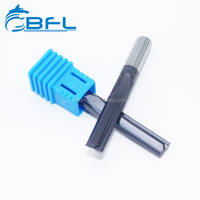 2 Fresas rectas de carburo de tungsteno para grabado CNC en madera, herramienta de corte y tallado de MDF BFL