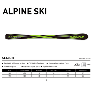 Equipo <span class=keywords><strong>de</strong></span> Esquí <span class=keywords><strong>de</strong></span> Alto Rendimiento para Deportes <span class=keywords><strong>de</strong></span> Invierno, Ligero y Duradero, con Diseño Sandwich, Construcción 3D, Núcleo <span class=keywords><strong>de</strong></span> Álamo y Abedul, para Esquí <span class=keywords><strong>de</strong></span> Competición Alpino - Product Image 2