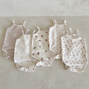 Pelele de verano con tirantes para bebé, versión coreana, 100% algodón, cierre de botón informal, mono, Protector de vientre, traje para gatear, chaleco pequeño - Product Image 3