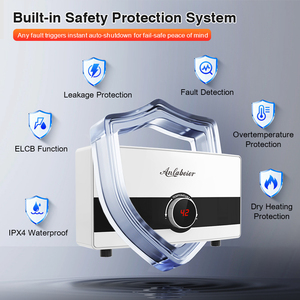 Calentador de Agua Instantáneo de Alto Rendimiento de 3.5kW-8.0kW con Salida de Cable Bidireccional y Instalación Rápida de Tres Puntas - Product Image 4