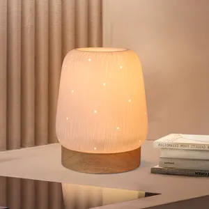 Brûleur à huile en céramique, lampes à parfum blanc, chauffe-cire halogène, chauffe-cire, chauffe-cire légère pour fondre la cire