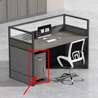 Meubles de bureau de marque renommée, nouvelle version améliorée, bureau en cubicle pour 2 personnes, haute capacité de charge, pour une utilisation quotidienne à long terme