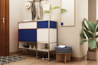 Meuble modulaire moderne en métal, organisateur sur pied, meuble TV pour salle de bain, salle à manger, salon, combinaison de modules médiévaux
