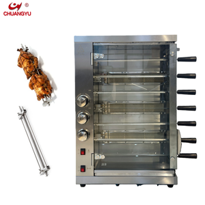 CHUANGYU-Máquina de asador de pollo con rotación eléctrica, horno eléctrico de pollo, a buen precio, a buen precio - Product Image 1