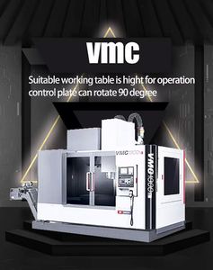 Centre d'usinage vertical CNC industriel professionnel 4 axes, neuf, avec système de commande Fanuc électrique et tapers de broche - Product Image 4