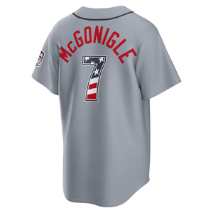 2026 Detroit Alternatieve Jersey Custom Baseball Shirts Gestikte Geborduurde Jeugd Uniformen Met Logo's USA 250 Fourth of July - Product Image 2