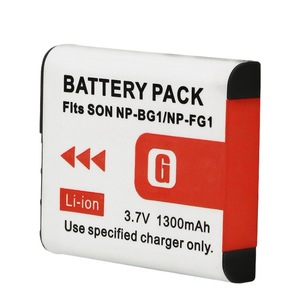Batería NP-BG1 1300mAh NP-FG1 para Sony Cyber-shot W300 H50 HX5 CE con Certificación RoHS, Venta al Por Mayor, Alta Capacidad - Product Image 1