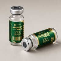 Étiquettes autocollantes personnalisées à haute adhérence pour flacons, marquage personnalisé, plusieurs tailles pour flacons de 3 ml, 5 ml, 10 ml