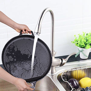 <span class=keywords><strong>Precio</strong></span> de fábrica Pizza Sartén antiadherente <span class=keywords><strong>Wok</strong></span> de hierro fundido al aire libre Sartén grande Parrilla <span class=keywords><strong>Asador</strong></span> Sartén - Product Image 4