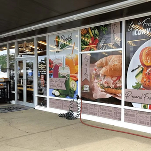 Tùy chỉnh lớn <span class=keywords><strong>decal</strong></span> Dán cửa sổ cho doanh nghiệp cửa hàng Logo bọc cho Windows - Product Image 3