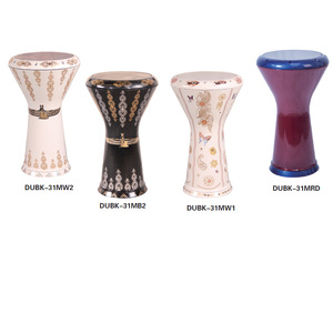 Tambor árabe ligero con marco de aluminio Pandereta latina de Oriente Medio Tambor de PVC Instrumento <span class=keywords><strong>musical</strong></span> de fagot de piel - Product Image 1