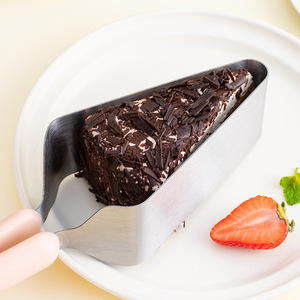 Bộ dụng cụ chia bánh bằng thép không gỉ chuyên nghiệp, tay cầm kép, dễ cầm, dụng cụ cân chỉnh bánh, dao cắt hình tam giác - Product Image 3