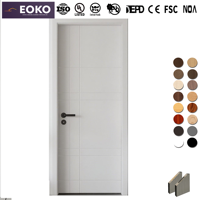 EOKO Vente en gros de portes intérieures en bois MDF insonorisées modernes pour appartements, destinées aux constructeurs