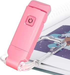 Camping Led Portable LED <b>Clip</b> on Book Light Rechargeable Adjustable Reading Light 3 Color Light Eye Protection - Product Image 3