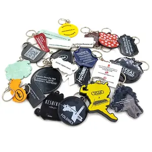 China Factory 2D/3D PVC Keychain Custom Keychain Soft Rubber Make Your Logo Key chain Wholesaler Promotional Gift