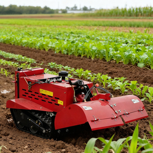 Produits les plus vendus : Tondeuse agricole automatique à essence à braquage zéro, robot télécommandé sur chenilles avec pelle à neige intégrée - Product Image 5