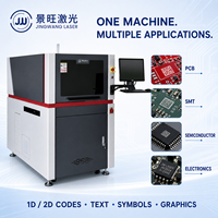 Marquage permanent de codes QR, de codes Data Matrix, de texte et de graphiques pour la production SMT, machine de marquage laser pour circuits imprimés