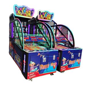 Machine de tir Clown Party à monnayeur en plastique, prix usine Creatfun, jeux d'arcade d'intérieur de lancer de balles pour 2 joueurs - Product Image 4