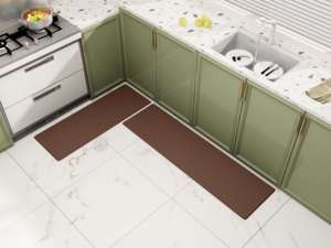 Alfombrilla gruesa <span class=keywords><strong>y</strong></span> acolchada para escritorio, de espuma viscoelástica ergonómica, antideslizante e impermeable, para oficina <span class=keywords><strong>y</strong></span> hogar, antifatiga. - Product Image 1