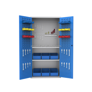 خزانة ملفات معدنية حديثة قابلة للقفل مع رف فولاذي قابل للتعديل للاستخدام في ورش العمل، أثاث مكتبي GT-11 - Product Image 4