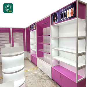 Tóc cung cấp cửa hàng vẻ đẹp tóc giả truy cập Cung cấp kiosk mỹ phẩm hiển thị tủ Thẩm mỹ viện kệ - Product Image 4