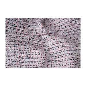 Tela Tweed de Primera Calidad Hecha en Corea, Multicolor, con Textura Metálica y de Hilo Grueso, Tejido de Lujo, OEM y ODM, Tela Textil Tejida Personalizada - Product Image 3