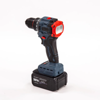 Ensemble de perceuse sans fil à batterie lithium 21V avec vitesse variable, batterie 5.0AH personnalisable OEM, 30 mm, garantie de 3 ans