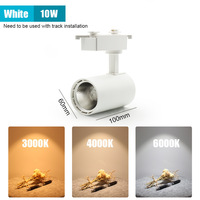 Café Led Shop Light Track Light Housing Die Cast 48V Aimant Led Encastré Rail Rail Magnétique Track Light Spot
