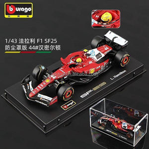Modellino <span class=keywords><strong>Auto</strong></span> in Scala 1:43 <span class=keywords><strong>Bburago</strong></span> 2025 F1 Ferrari SF25 Red Bull RB21 Mercedes-Benz W16e in Metallo Pressofuso con Casco per Decorazione - Product Image 6
