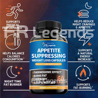 Suplemen Pil Pengontrol Berat Badan Alami Stok Siap Pakai Label Pribadi, Penekan Nafsu Makan, Kapsul Pelangsing Terbaik untuk Menurunkan Berat Badan