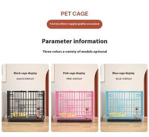 Jaula de Hierro para Mascotas Pequeñas, Gato, Perro, Oso de Peluche, Abeja, Pomerania, <span class=keywords><strong>Chihuahua</strong></span>, con Jaula para Inodoro, Nido para Dormir, Se Puede Personalizar - Product Image 4