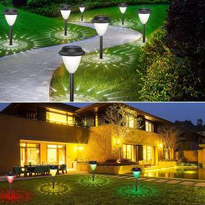 IP65 <b>Waterproof</b> Outdoor RGB Solar Lawn <b>Light</b> Garden Path Patio <b>Light</b> for Yard for Photographic Lighting - Product Image 2